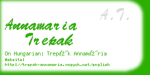 annamaria trepak business card